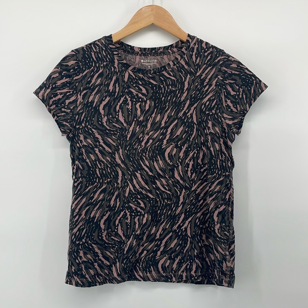 Athleta Cotton Workout Tee S A6